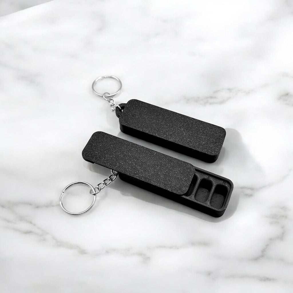 Mini 7 Day Pill Case Keyring