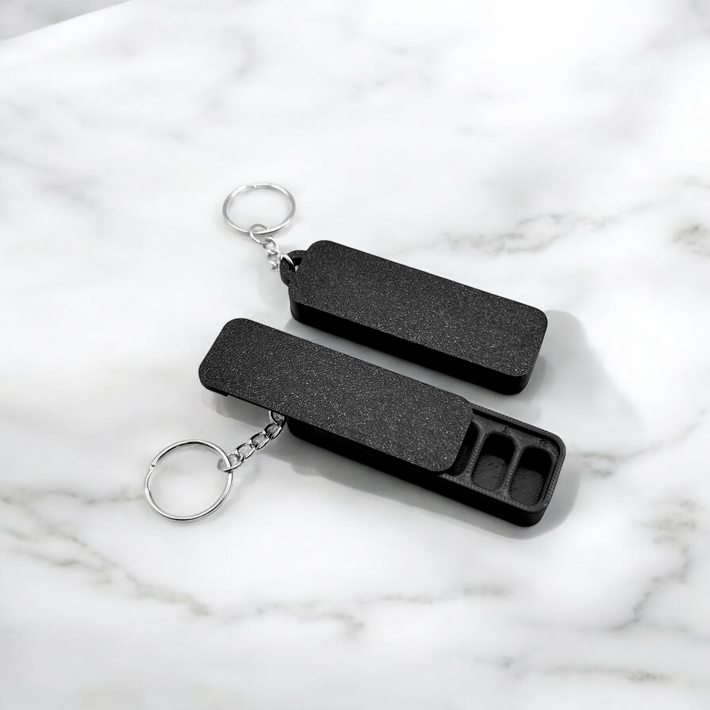 Mini 7 Day Pill Case Keyring