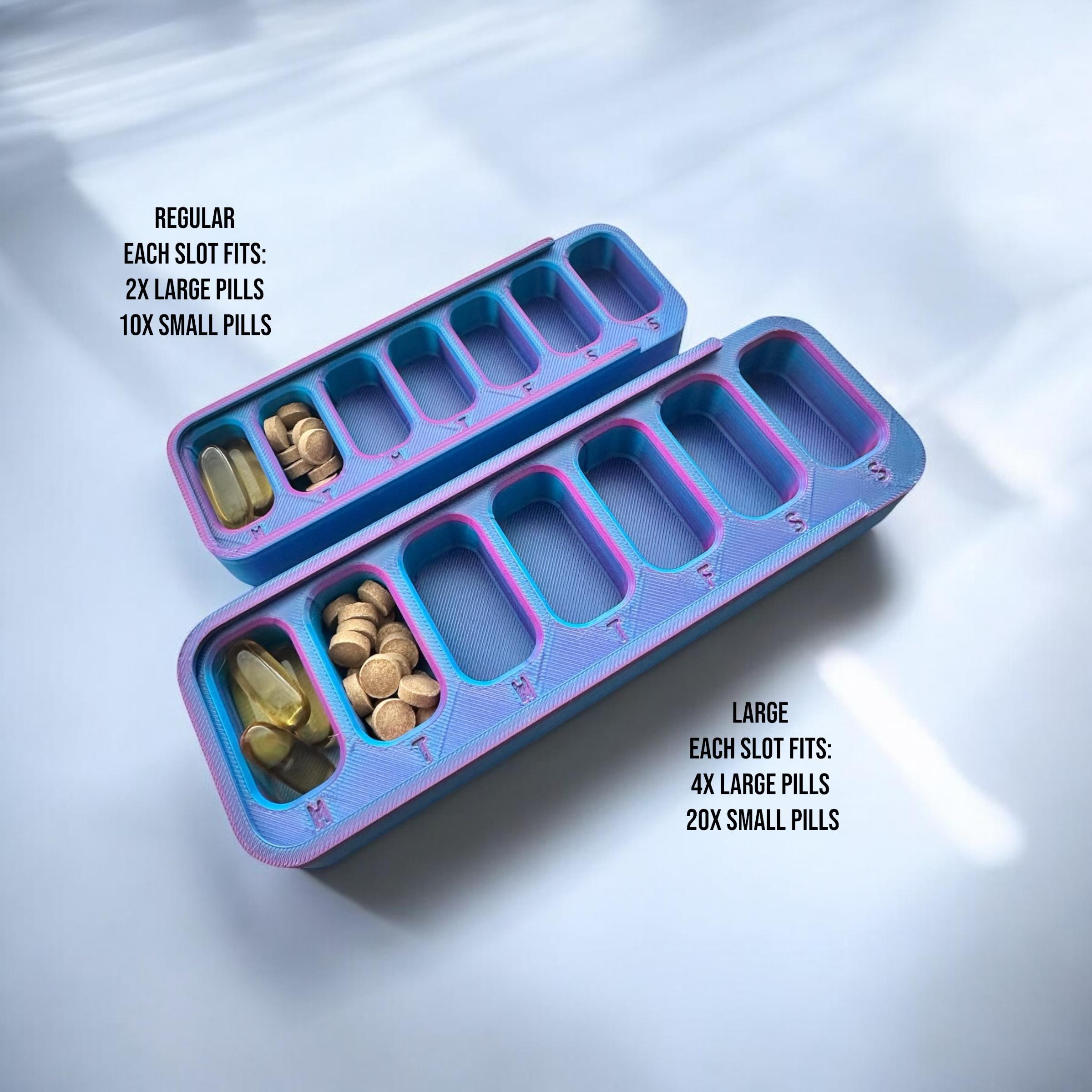 Personalised 7 Day Pill Case Engraved