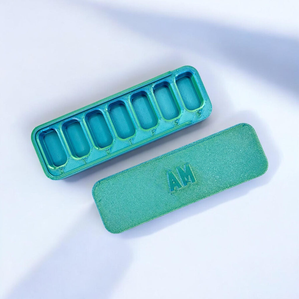 Personalised 7 Day Pill Case Engraved