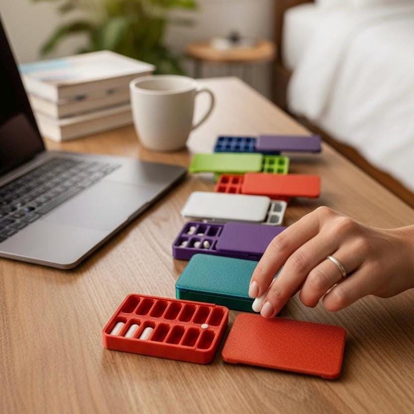 Mini AM/PM Pill Case