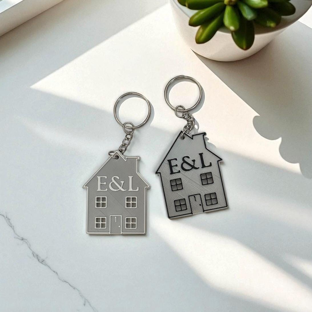 Personalised Home Keyring