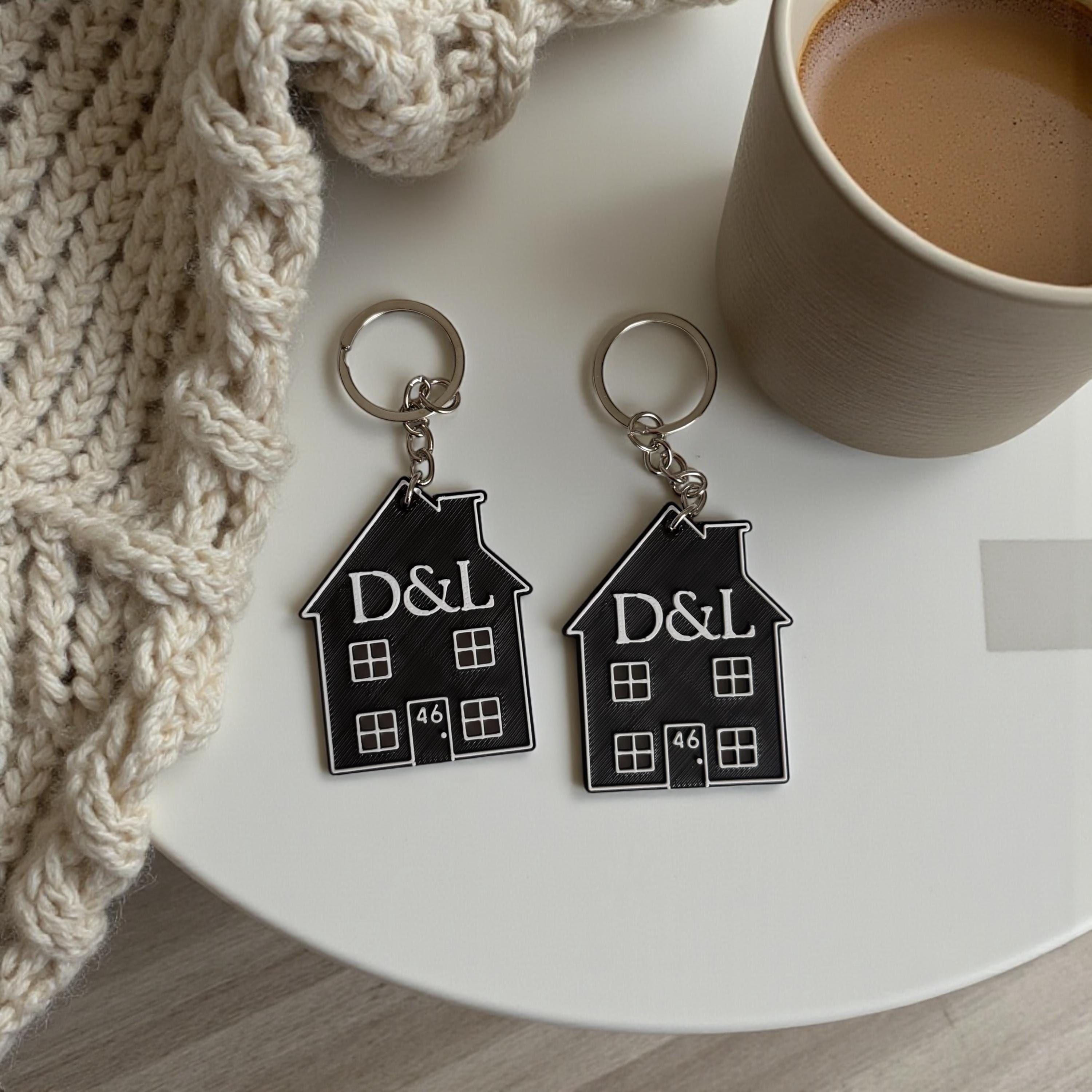 Personalised Home Keyring