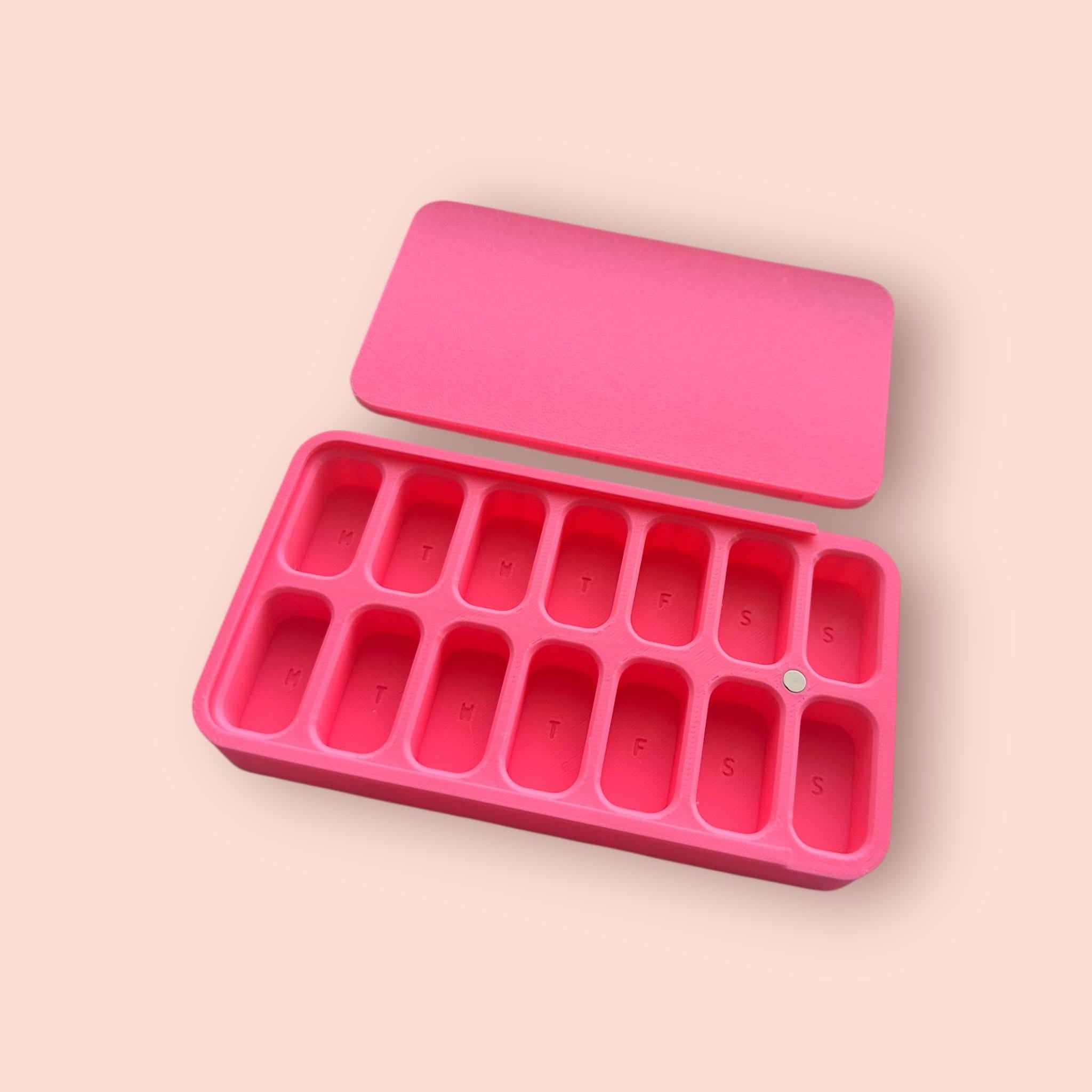 AM PM Pill Container