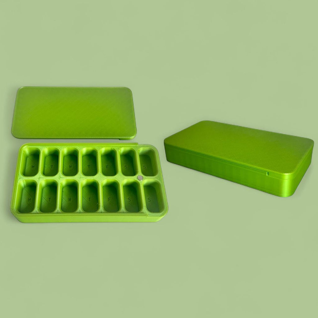 AM PM Pill Container