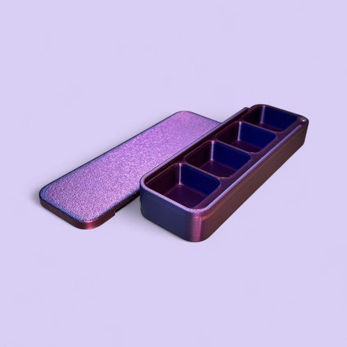 4 Slot Pill Container