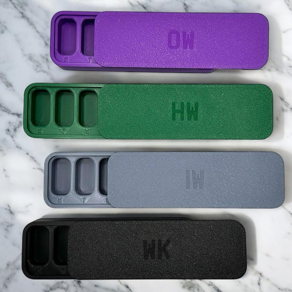 Personalised 7 Day Pill Case Engraved