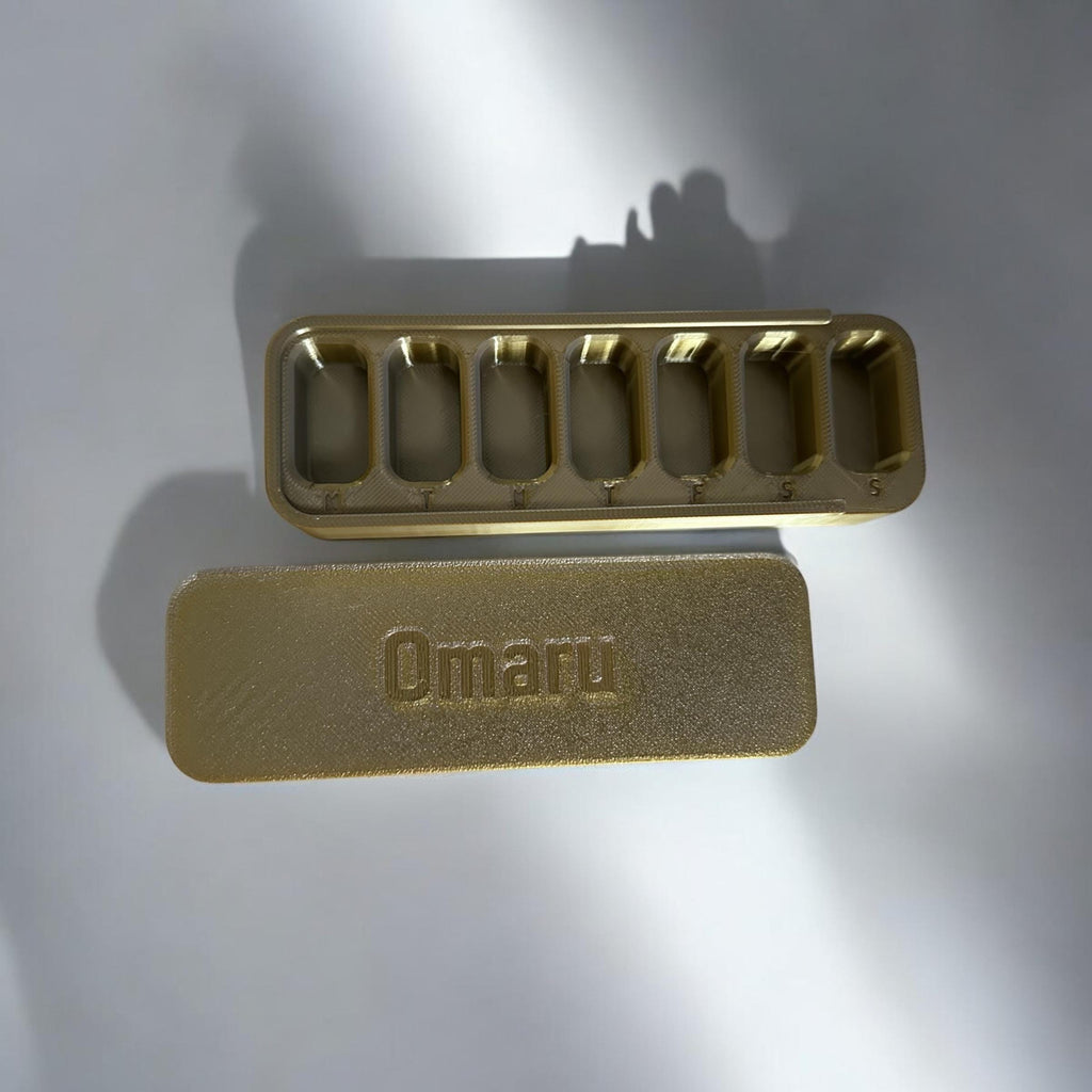 Personalised 7 Day Pill Case Engraved