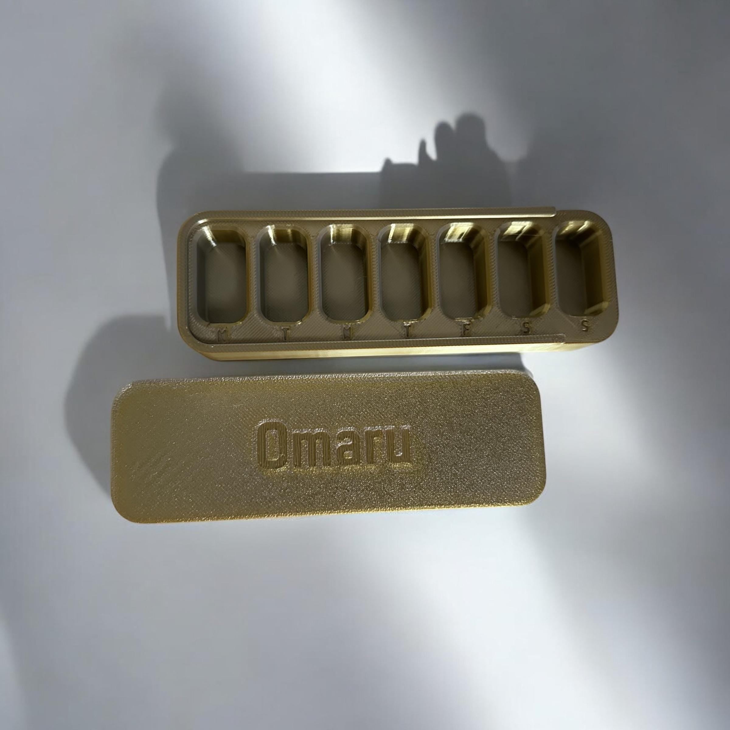 Personalised 7 Day Pill Case Engraved